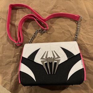 Loungefly Across the Spiderverse Spider-Gwen Crossbody Purse
